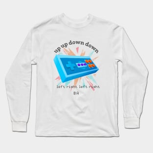 gamers cheat code Long Sleeve T-Shirt